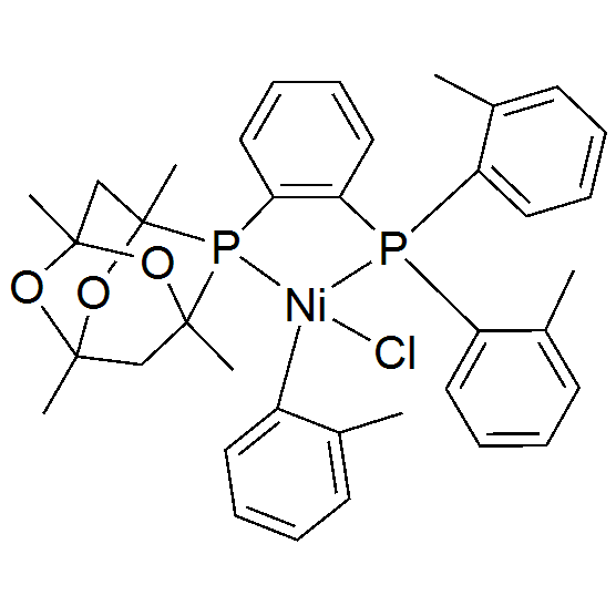 (SP-4-2)-[8-[2-[Bis(2-methylphenyl)phosphino-κP]phenyl]-1,3,5,7-tetramethyl-2,4,6-trioxa-8-phosphatricyclo[3.3.1.13,7]decane-κP8]chloro(2-methylphenyl)nickel, (PAd-DalPhos)NiCl(otol)